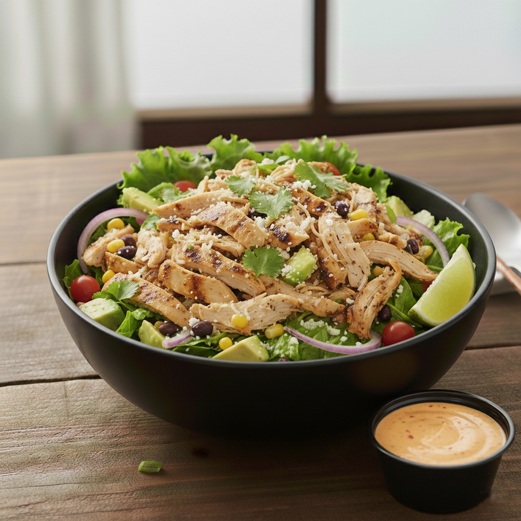 Italian Chicken Salad with Lemon Herbs Vinaigrette Dressing